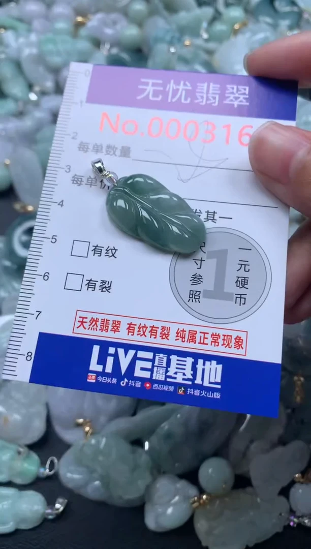 颈饰未镶嵌翡翠3164