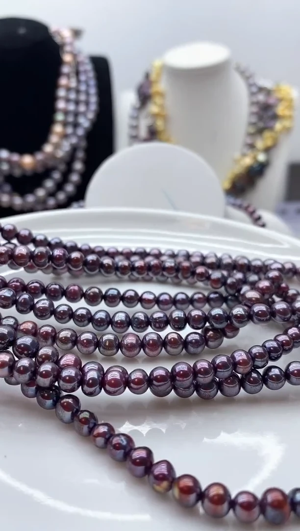 【闪购商品】淡水珍珠颈饰钛钢80