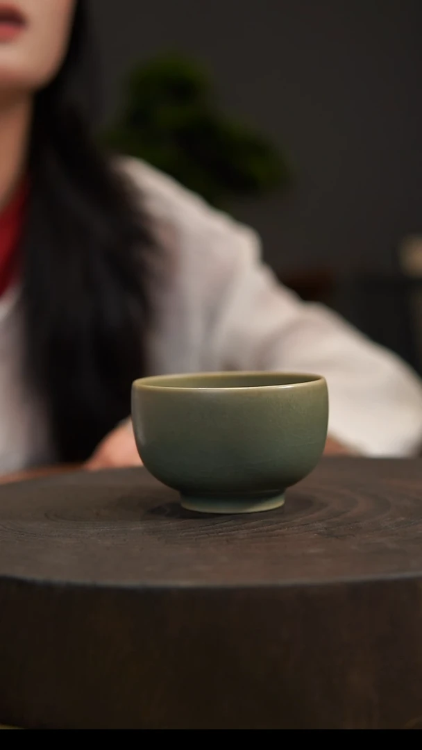 杯子罗汉杯 汝州原产地  原矿老釉