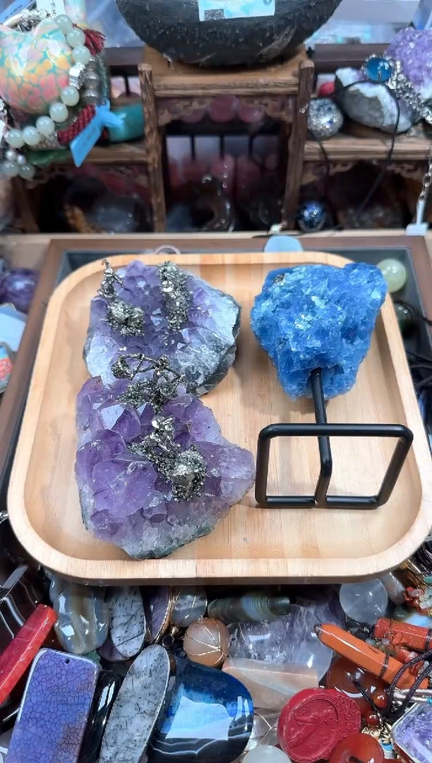 水晶珠宝半成品未镶嵌陌***。拍3单