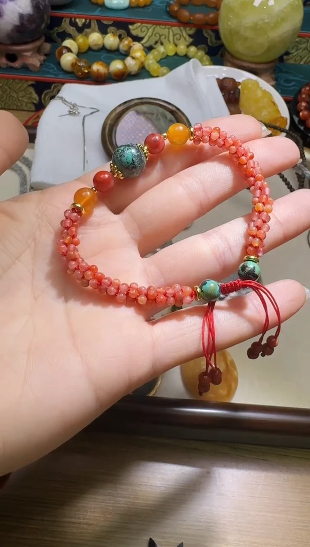 未镶嵌手链南红玛瑙多样性发一件 079