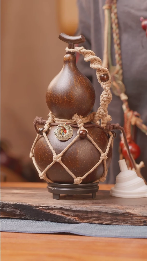 1059号链接精品大漆葫芦现货现发[一物一拍]（500ml）