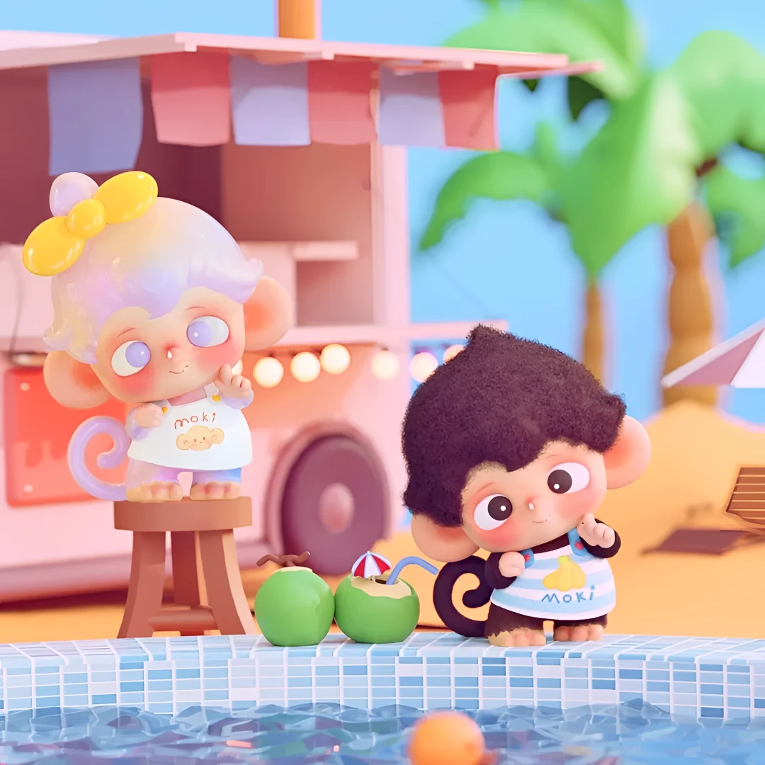 【正版】-Moki 时光漫相集Mini盲盒潮玩可爱桌面摆件