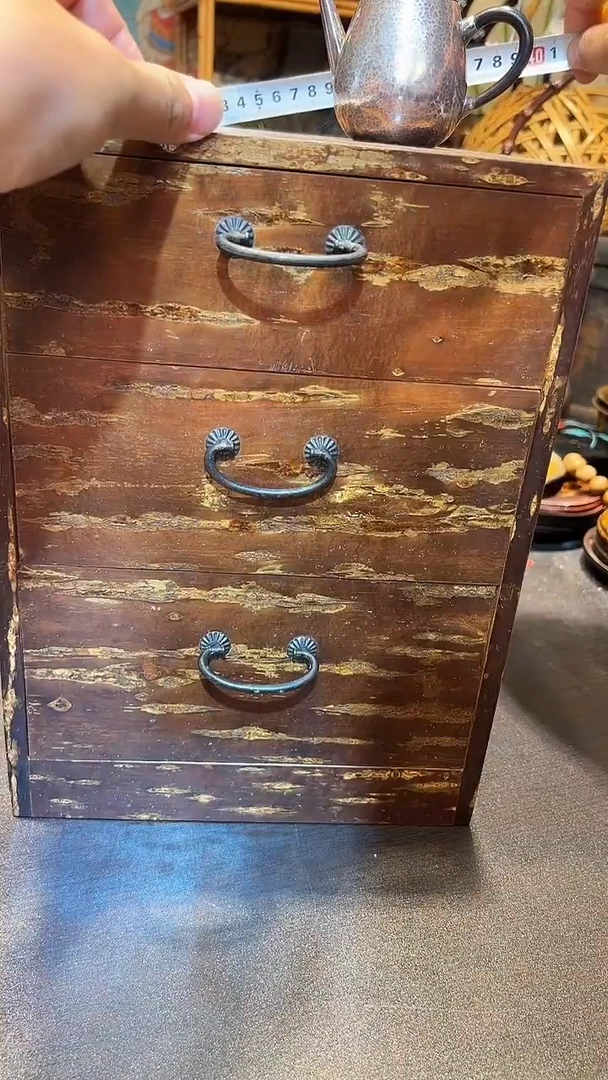 樱皮柜子 大漆漆器大漆漆器大漆漆器