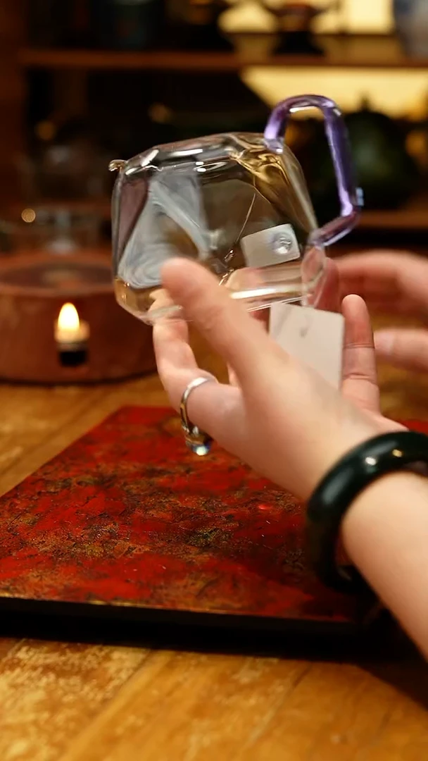 【闪购商品】禾器/晶彩璀璨茶海/浅紫/长金专版