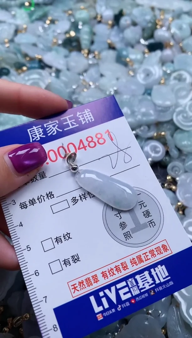 颈饰未镶嵌翡翠4881