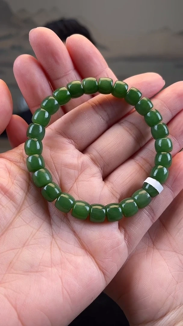 未镶嵌手串和田玉卡8直切