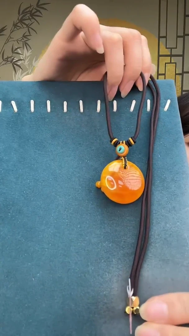 裸石琥珀未镶嵌天然蜜蜡A1427