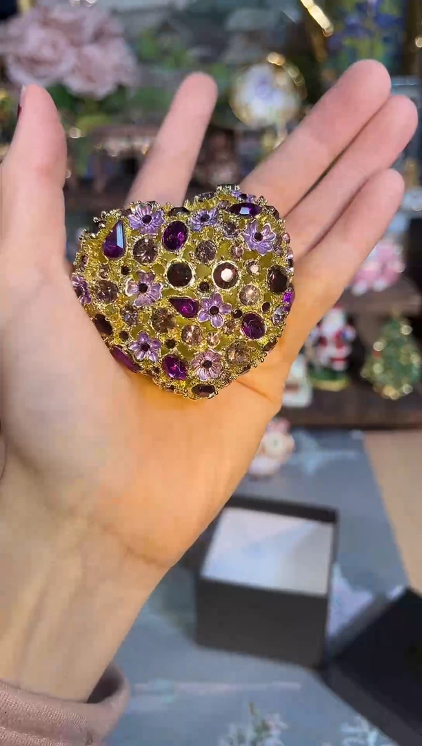 金属七宝烧首饰盒