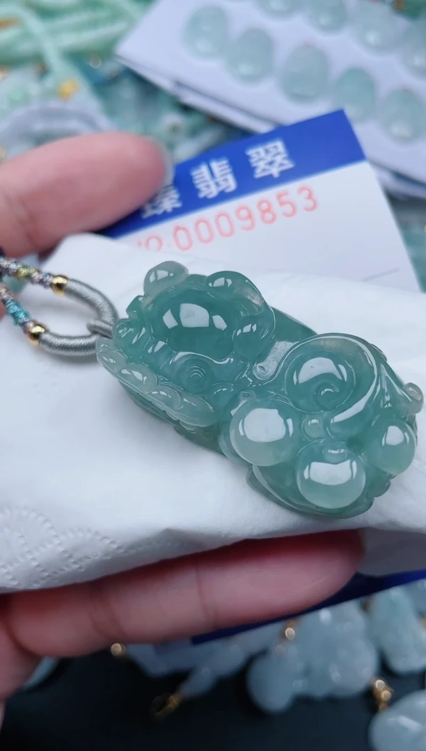 翡翠未镶嵌颈饰.0009853