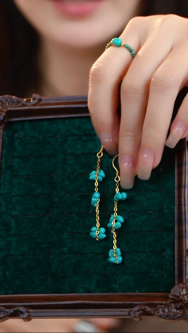 原创设计一对耳坠