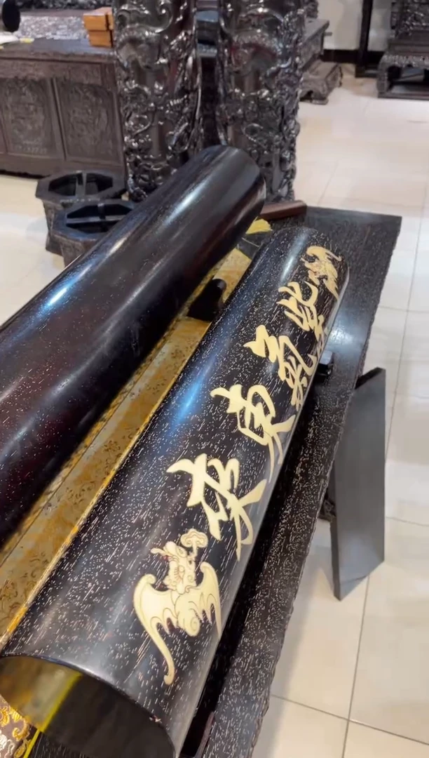 木木雕款李*奇紫气东来横财