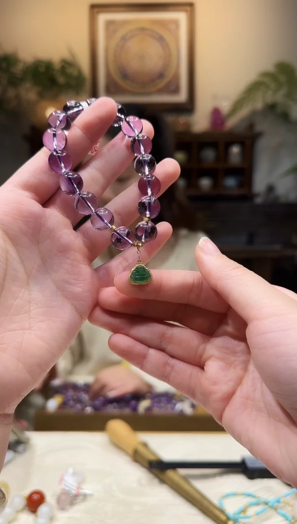 未镶嵌手链水晶11.5m手链