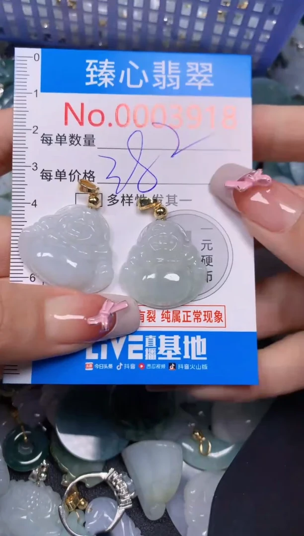 【闪购商品】翡翠颈饰未镶嵌含绳0003918