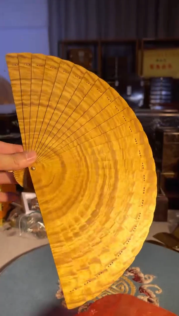 乌木类成套家具金丝楠 扇子 32