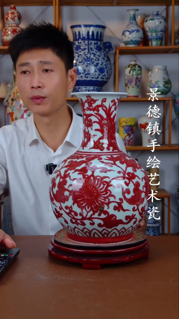现代景德镇手工手绘陶瓷摆件38
