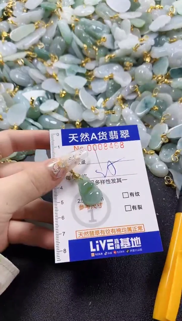 颈饰未镶嵌翡翠天然A货翡翠