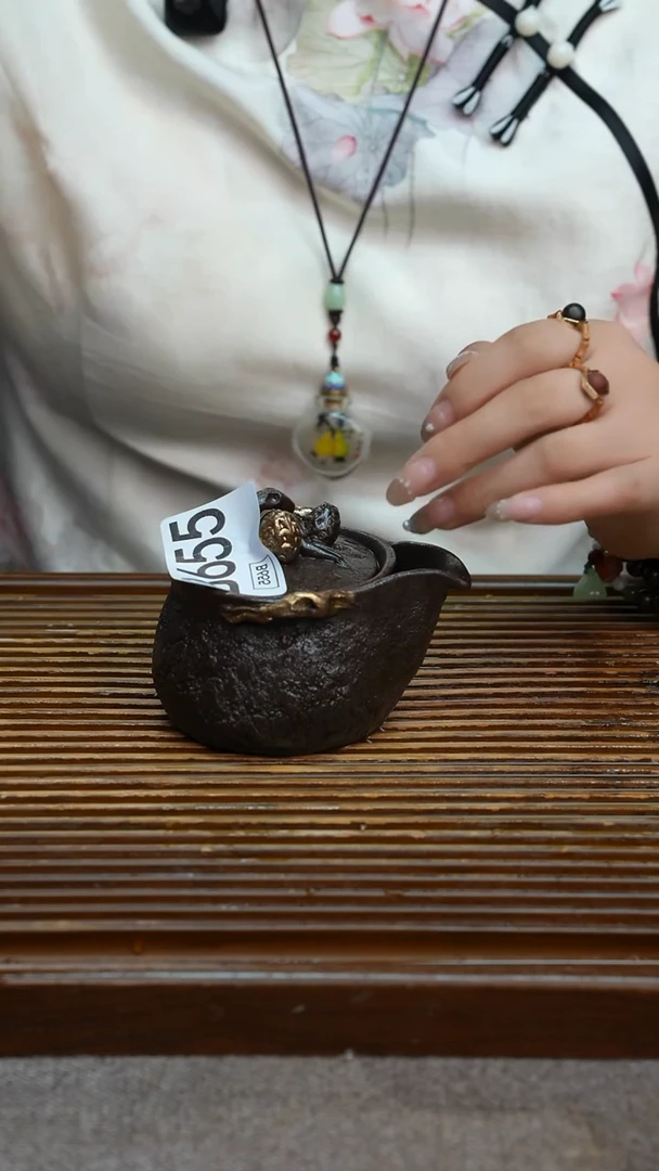 万古烧粗陶手工茶具