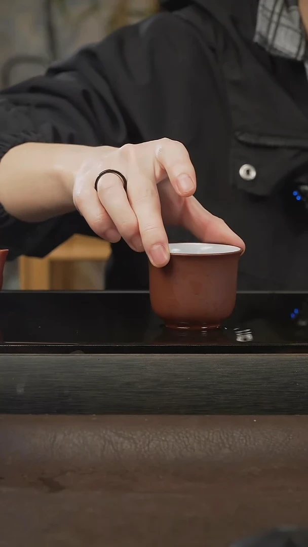 茶壶紫砂3，紫砂白釉杯，100cc