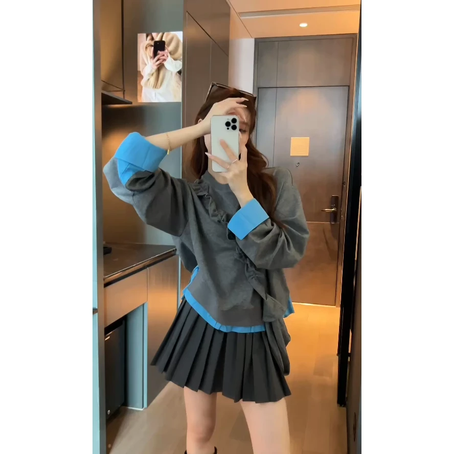 【NO退NO换】J-55078#喜大东#一眼就爱上的miu卫衣(配包)(福利)