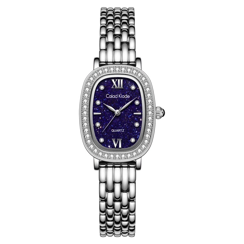 【多多专属】时尚百搭女士星空款方盘石英防水轻奢气质手表送闺蜜