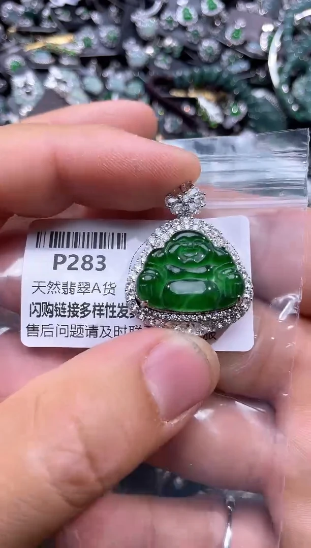 【闪购商品】翡翠颈饰未镶嵌P283基地