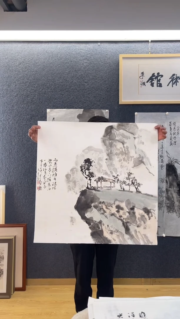 国画李鼎Y四尺斗方
