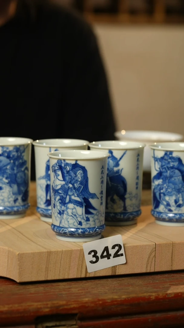 瓷片一套五虎将五只/标题标题标题标题