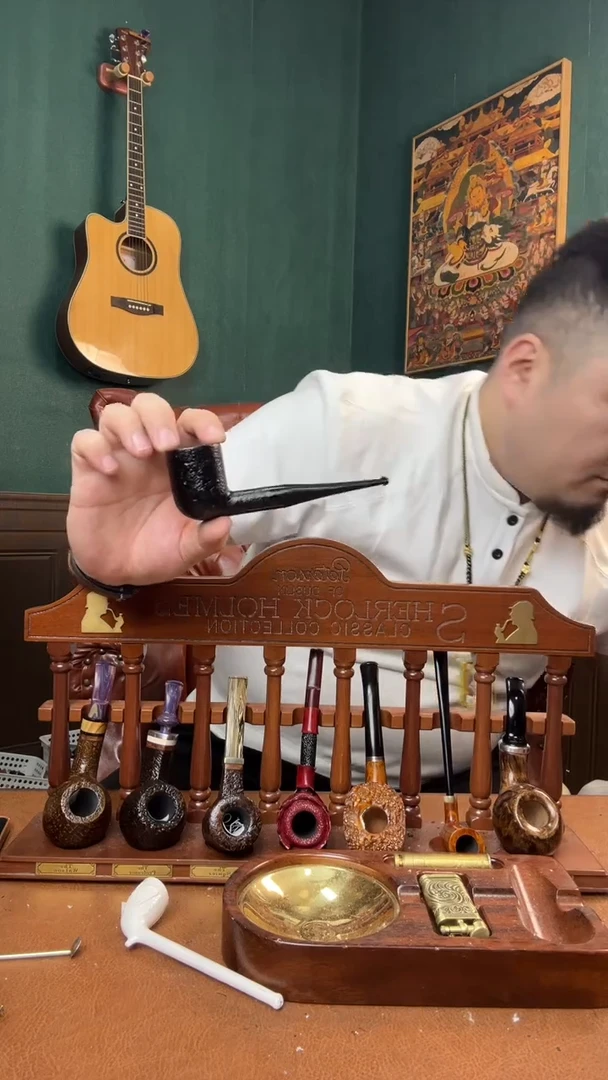 石楠木木雕款意大利进口石楠木烟斗