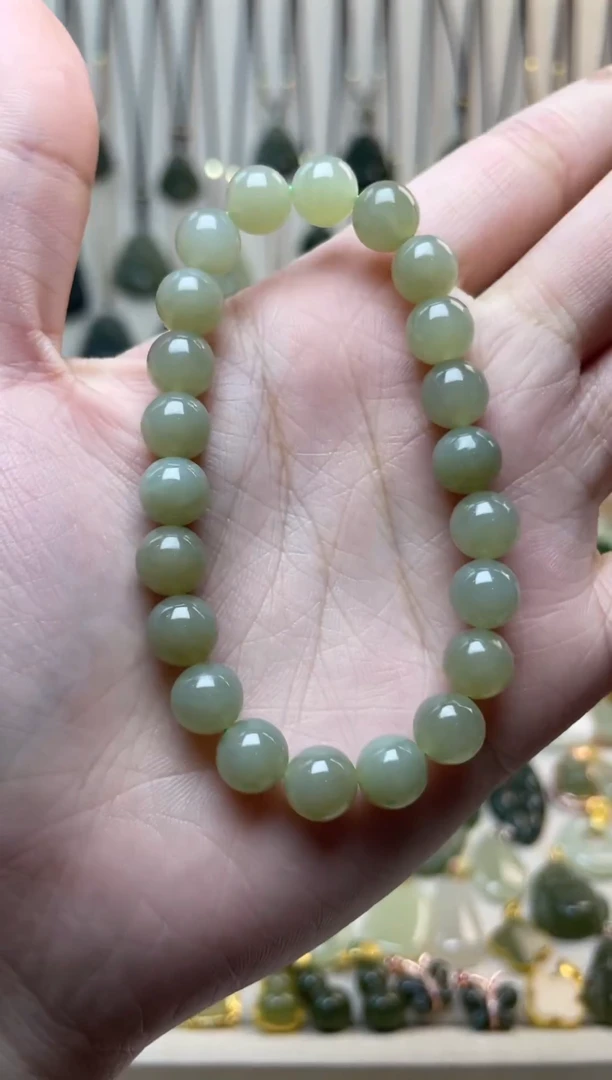 未镶嵌手链和田玉晴水