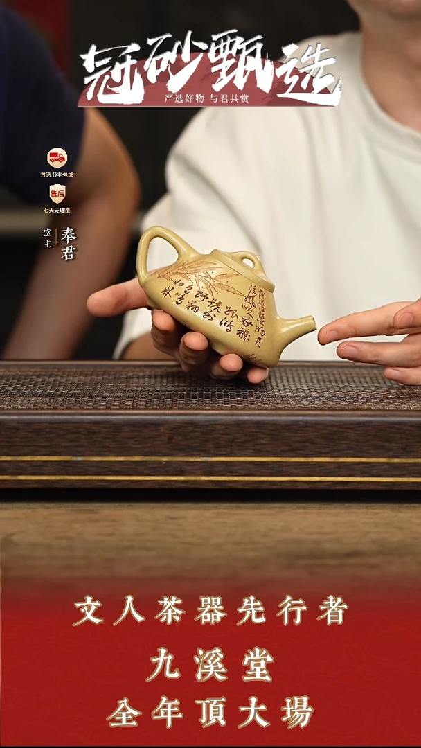 茶壶紫砂九溪堂壶s13