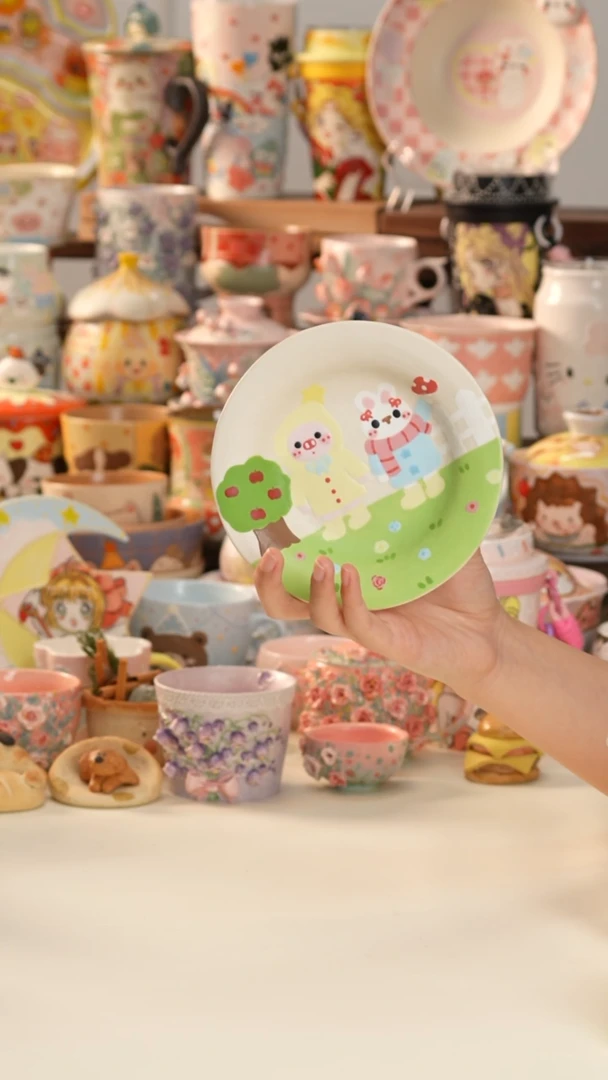 其他景德镇釉下彩手绘设计师款陶瓷