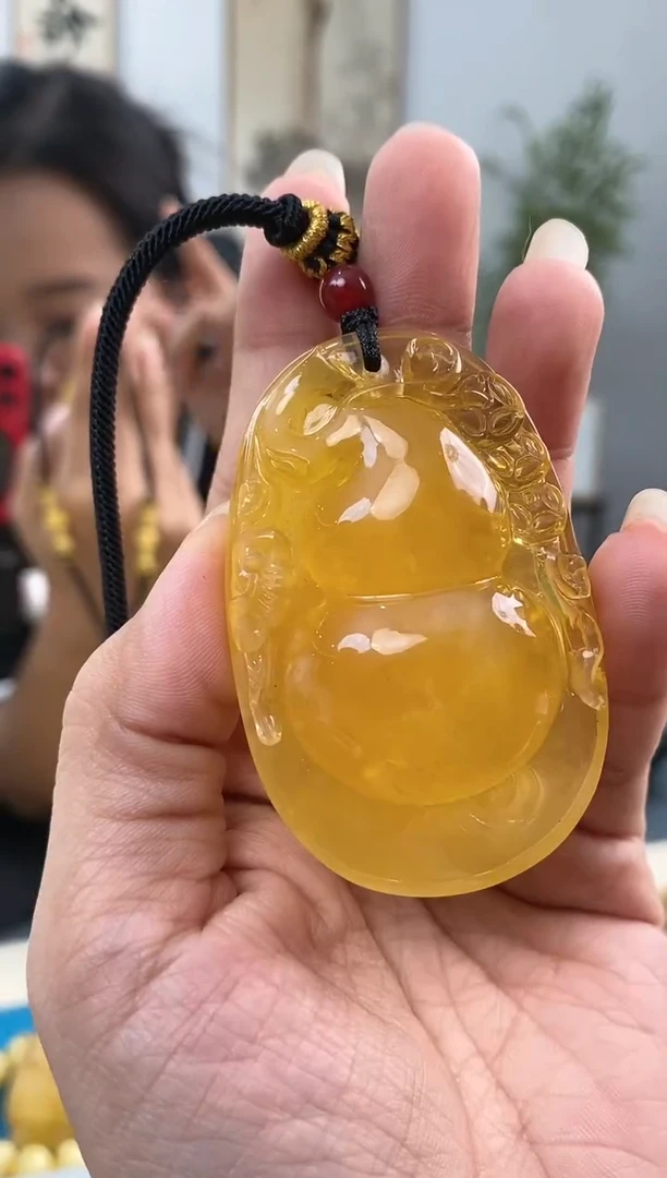【闪购商品】蜜蜡裸石未镶嵌天然琥珀蜜蜡葫芦