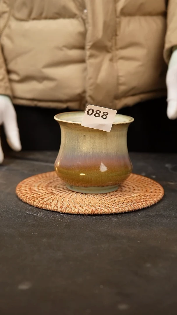 【闪购商品】瓷片088泥泥手工花盆