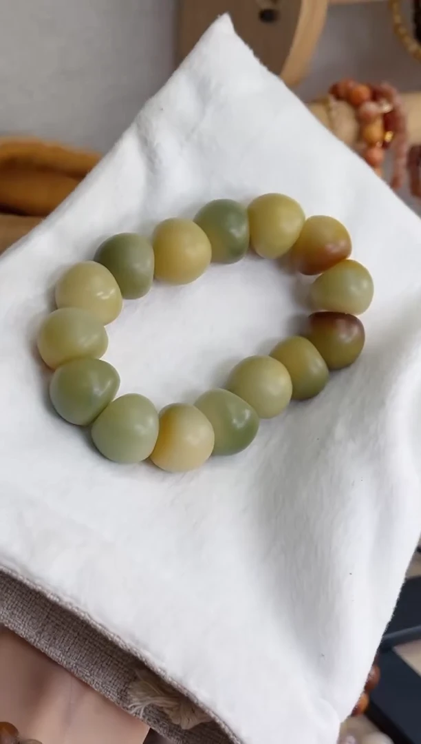 菩提根/象牙果手串z37干磨蒜瓣肠19瑕疵不补