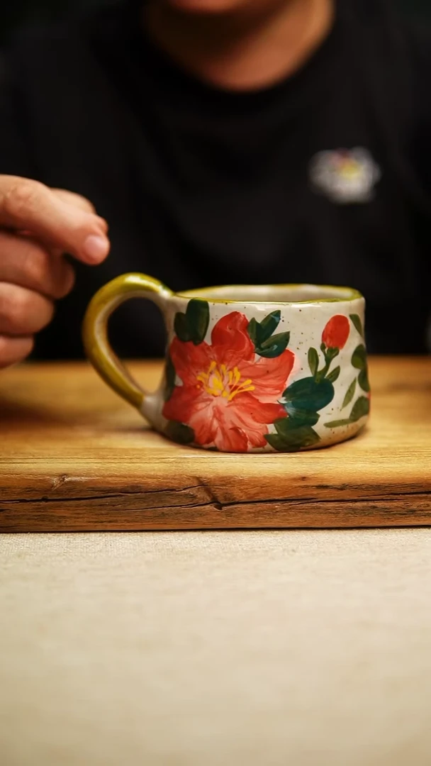 @@陶园瓷舍@@纯手工手绘@高温釉下彩