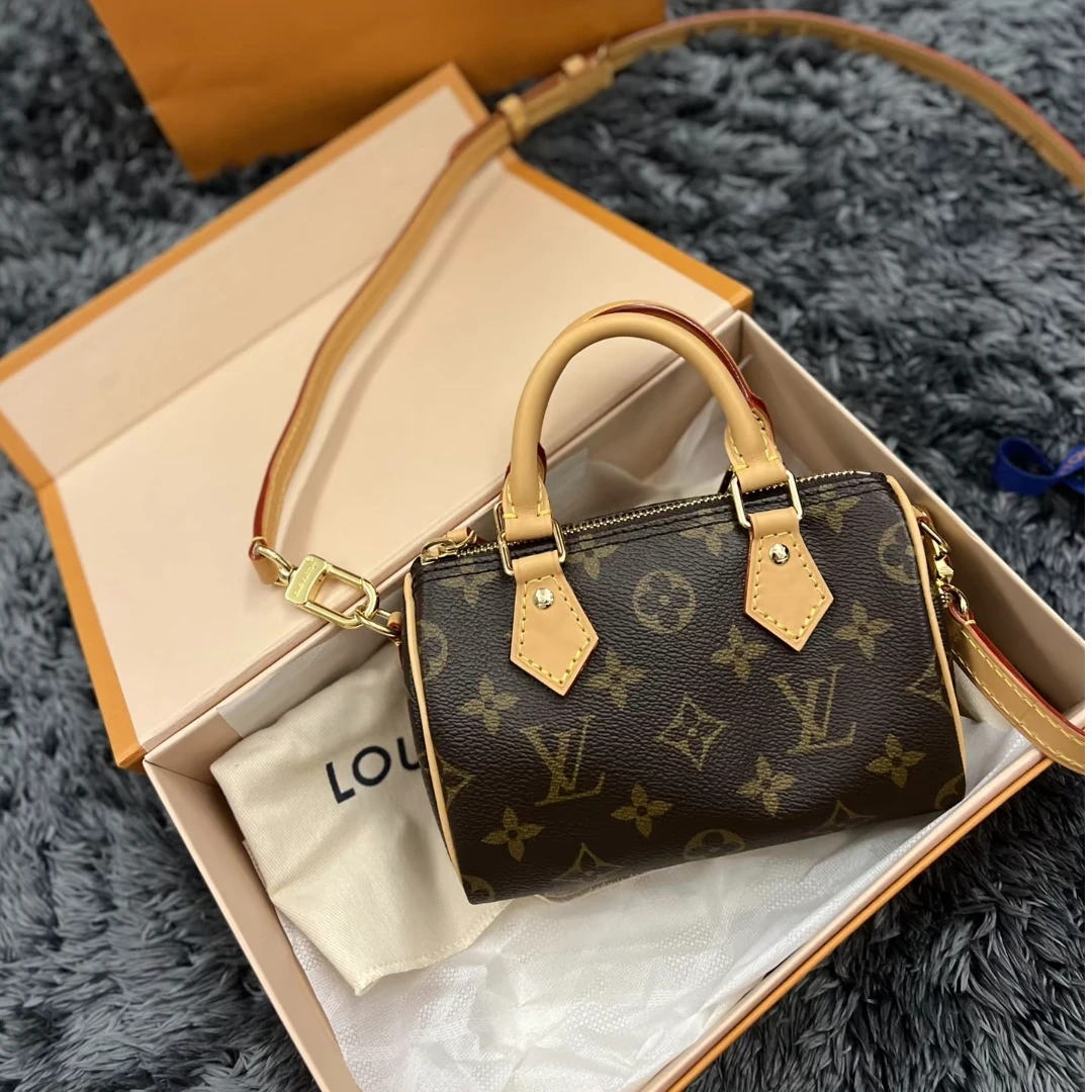 全新未使用 LouisVuitton/路易威登 【小花念念】Speedy Nano 16