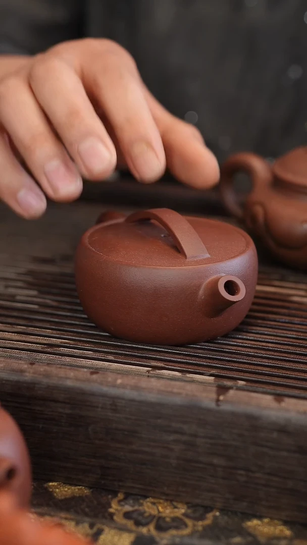 茶壶紫砂原矿手工制作150cc