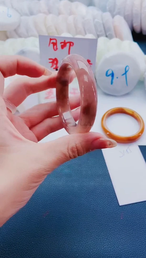 未镶嵌手镯石英质玉J155-54-55