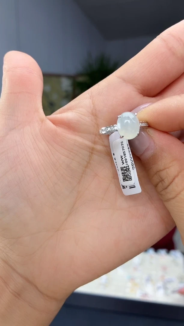 银S925镶嵌戒指翡翠111111