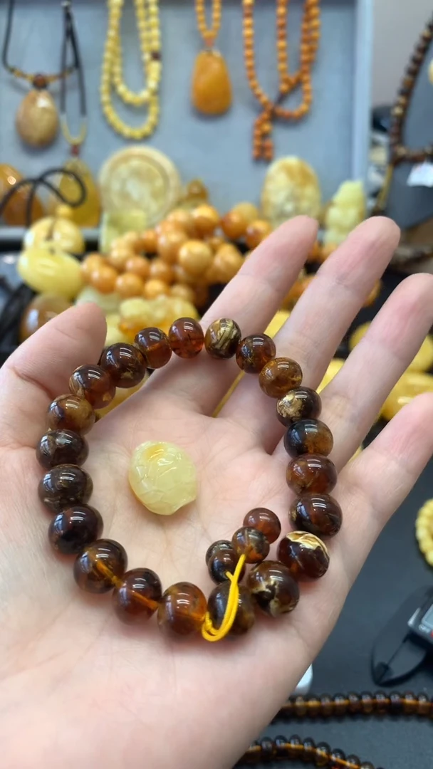 【闪购商品】琥珀珠宝奇石未镶嵌679）8发1）送小富甲