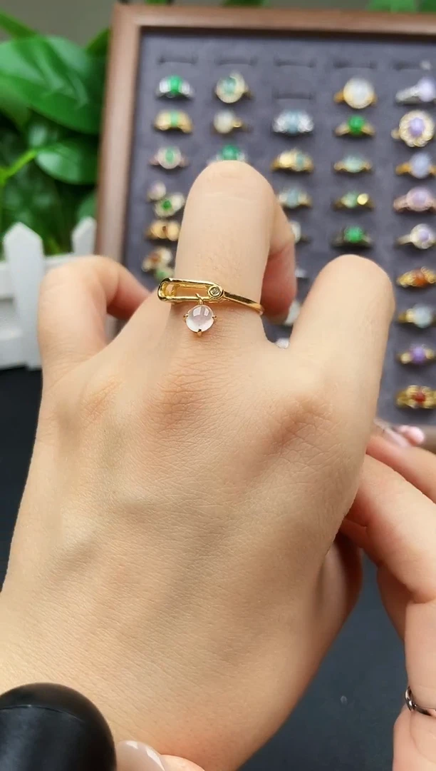 银S925镶嵌戒指翡翠21