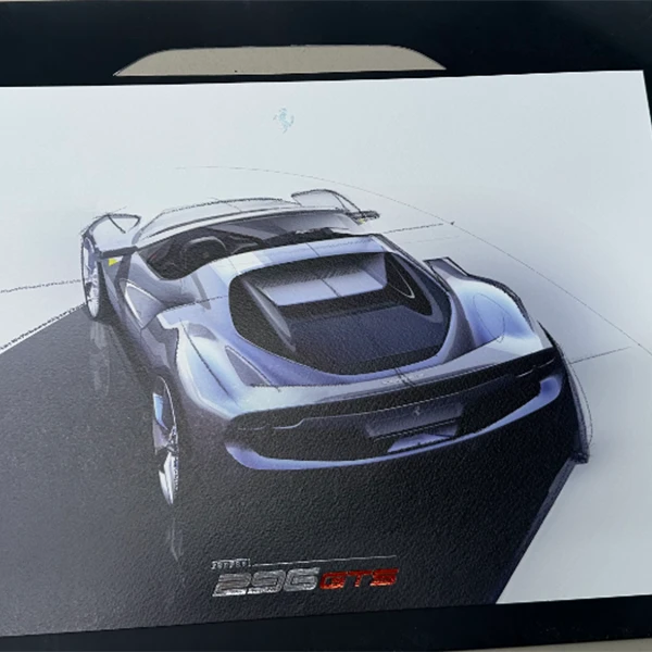 296 gts印刷车画