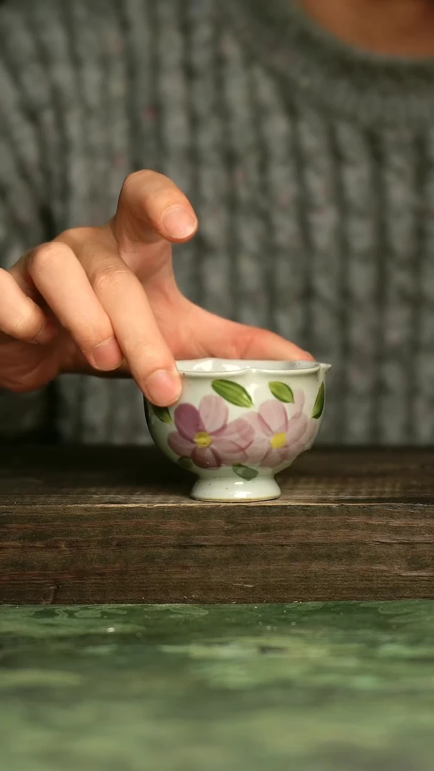 青诗集手工手绘瓷器