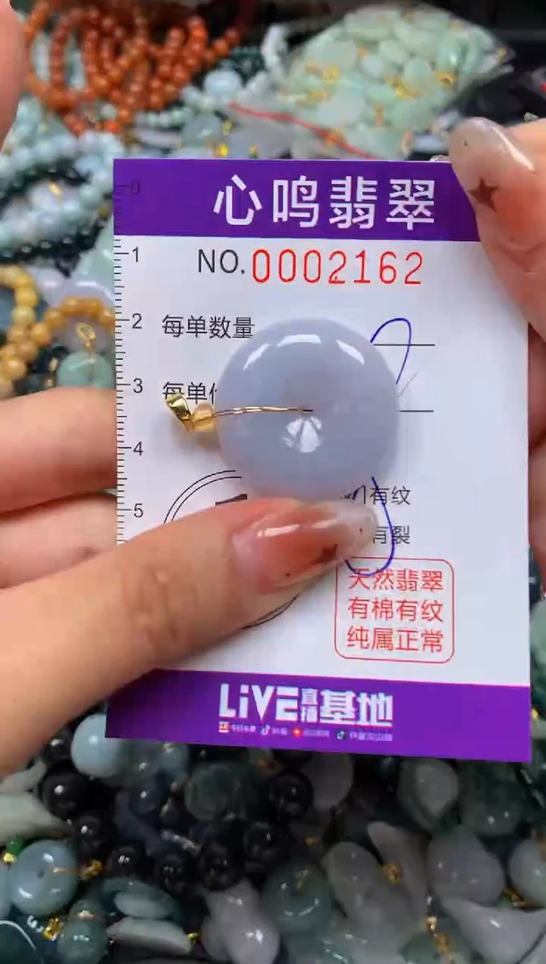 翡翠未镶嵌颈饰闪购002162