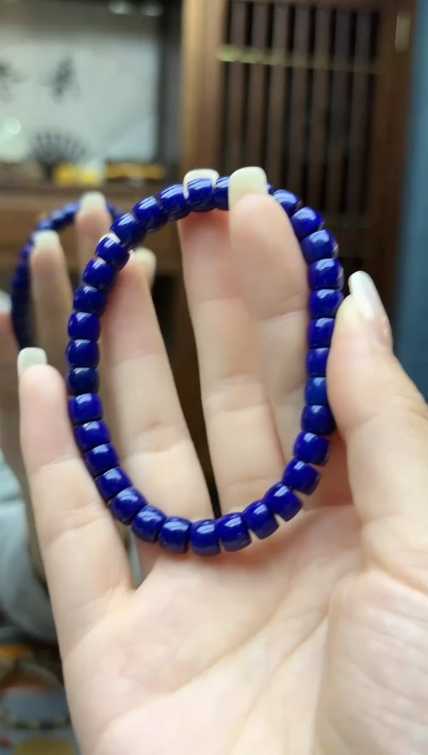 未镶嵌青金石手串青金石直切手串LX