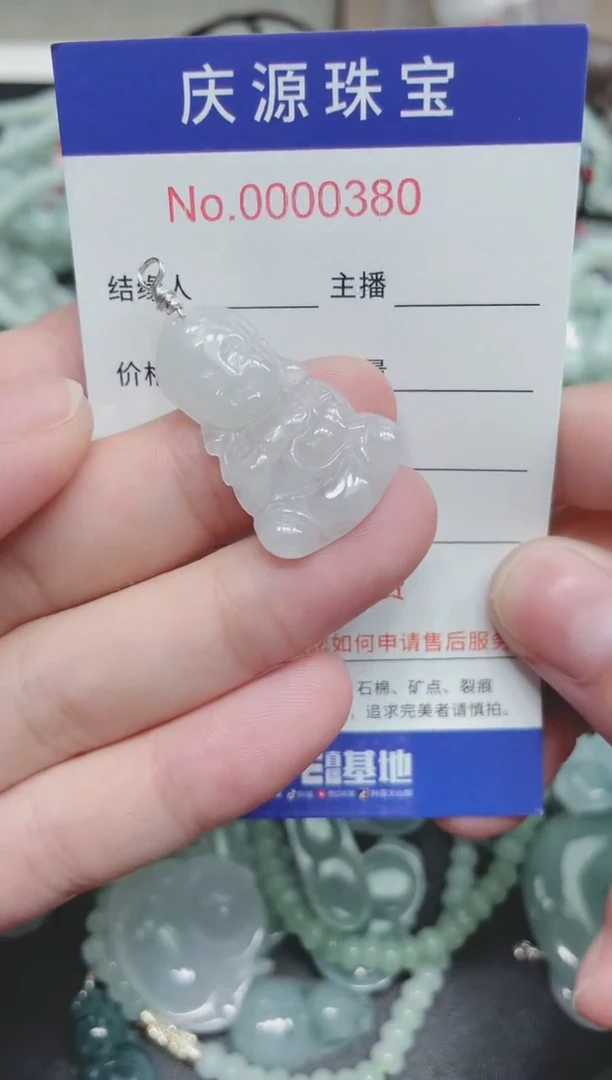 翡翠未镶嵌颈饰059