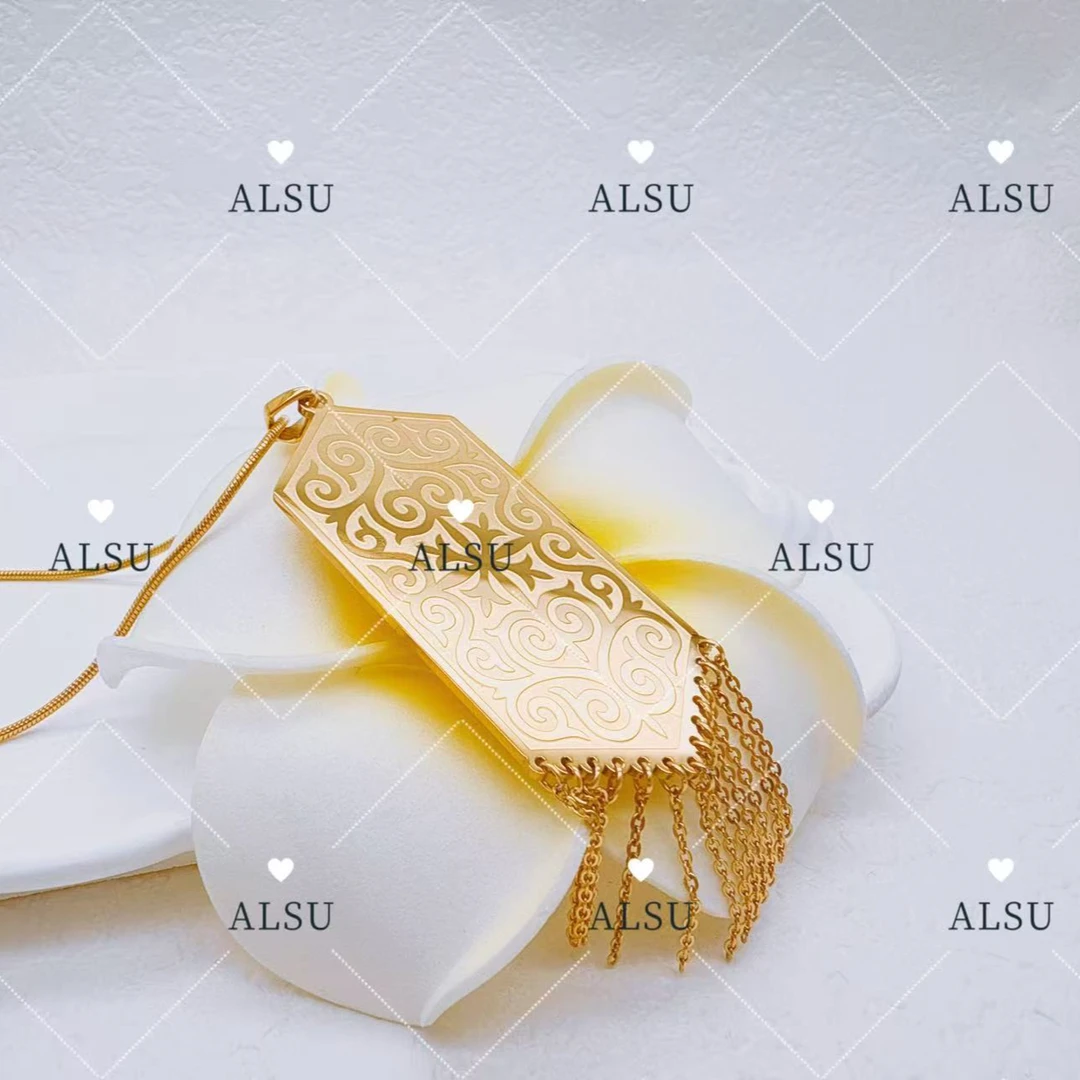 ALSU原创经典民族风轻奢风流苏毛衣链个性简约时尚新款百搭