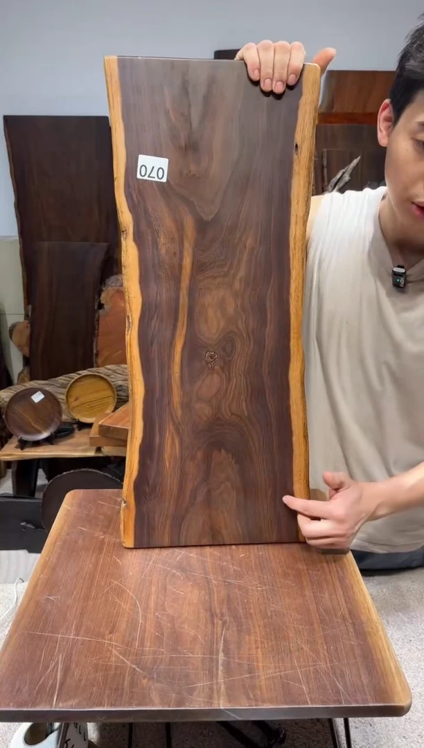 风车木（黑檀木）尺寸70*26*2.3编号070