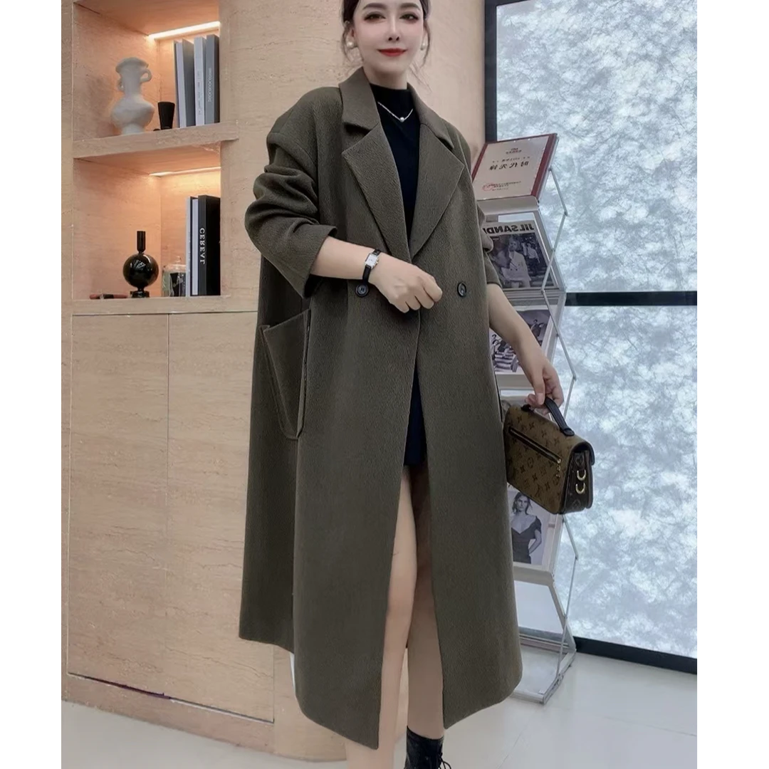 86713 秋冬新款韩版时尚大衣百搭气质外套 三楼